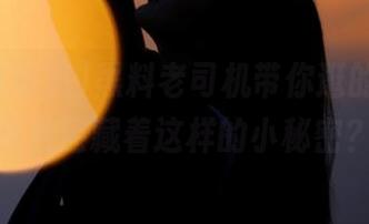 黑料老司机带你逛的地址，竟然还藏着这样的小秘密？